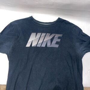 Nike Dark Blue Tee with White Logo